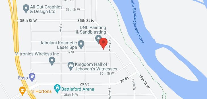 map of 222 32nd ST